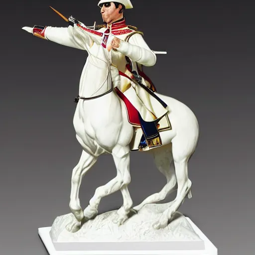 Prompt: Napoleon Bonaparte MiniCo PVC Statue