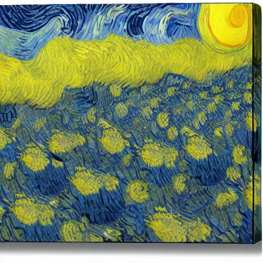 Image similar to vector flow field van gogh, repin