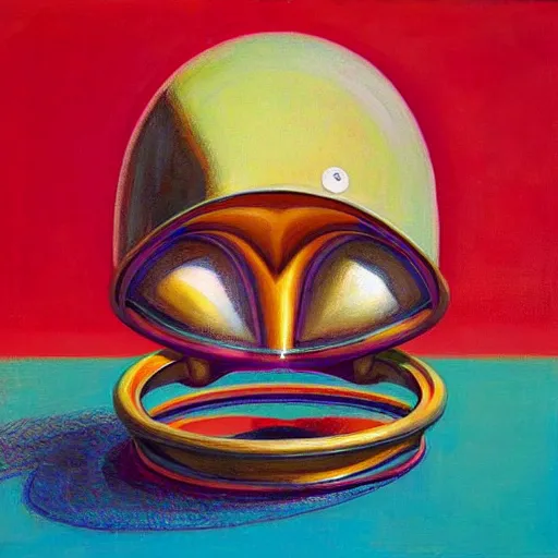 Image similar to alien by wayne thiebaud