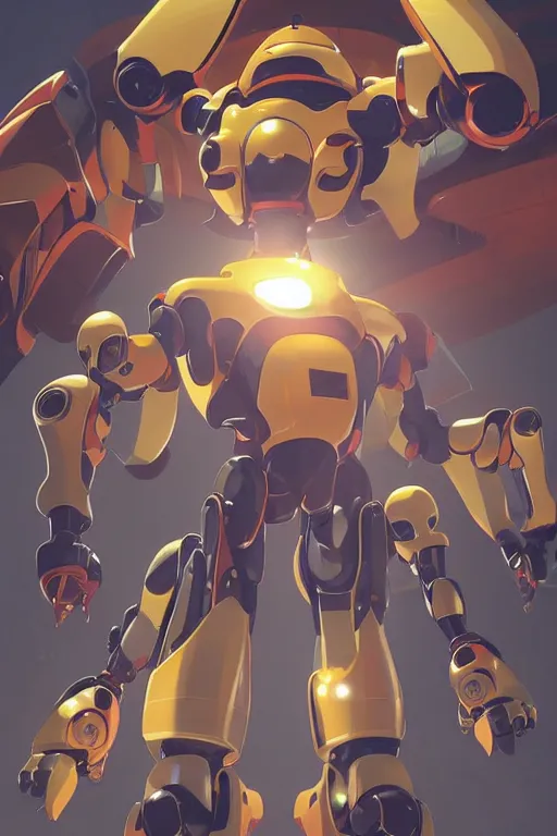 Image similar to metabots medabots medarotto medarot robot minimalist comics, behance hd by jesper ejsing, by rhads, makoto shinkai and lois van baarle, ilya kuvshinov, rossdraws global illumination ray tracing hdr radiating a glowing aura