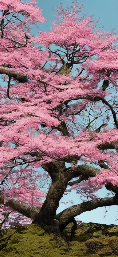 Prompt: “ a portrait photo of tyrannosaurus at a sakura tree, side shot, by shunji dodo, 8 k resolution, high quality ”