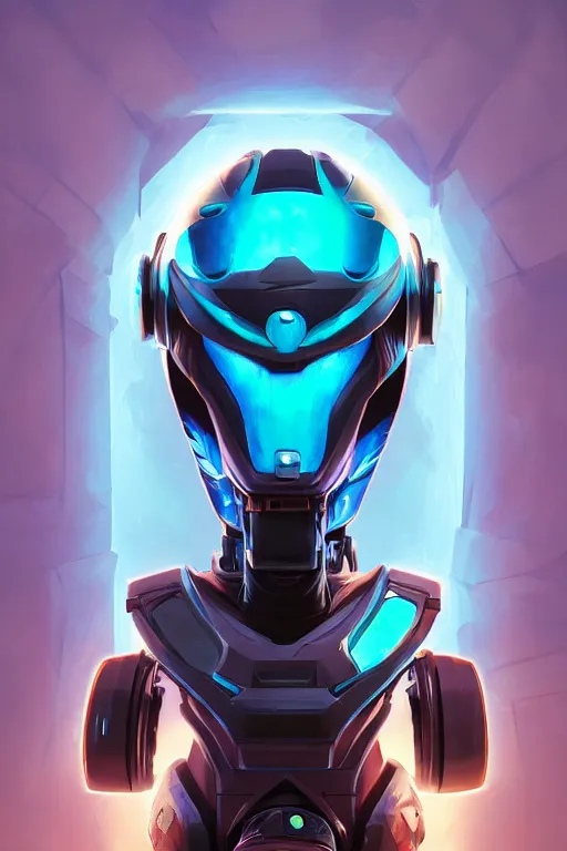 Image similar to epic mask helmet robot ninja portrait stylized as fornite style game design fanart by concept artist gervasio canda, behance hd by jesper ejsing, by rhads, makoto shinkai and lois van baarle, ilya kuvshinov, rossdraws global illumination radiating a glowing aura global illumination ray tracing hdr render in unreal engine 5