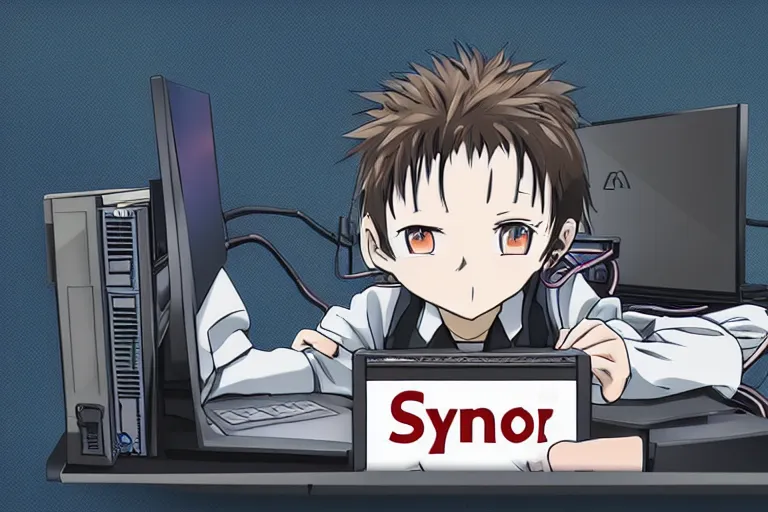 Image similar to anime sysadmin job