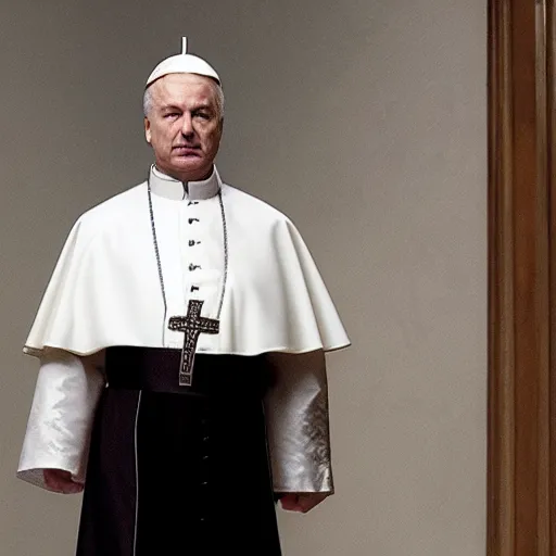 Prompt: Alec Baldwin as the Pope