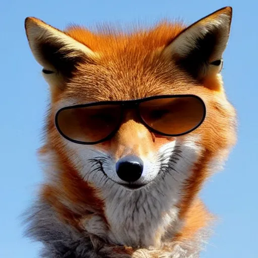 Image similar to 😎🦊🕶️