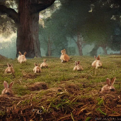 Image similar to the rabbit forest