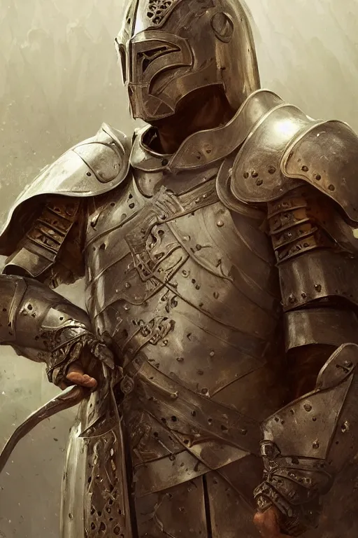 Image similar to portrait of antonio banderas in armor as holy paladin, fantasy, dnd, intricate, highly detailed, smooth, artstation, digital illustration by Ruan Jia and Mandy Jurgens and Artgerm and Wayne Barlowe and Greg Rutkowski and Zdislav Beksinski