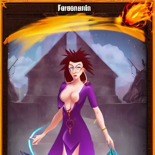 Image similar to female using arcane magic, arcane