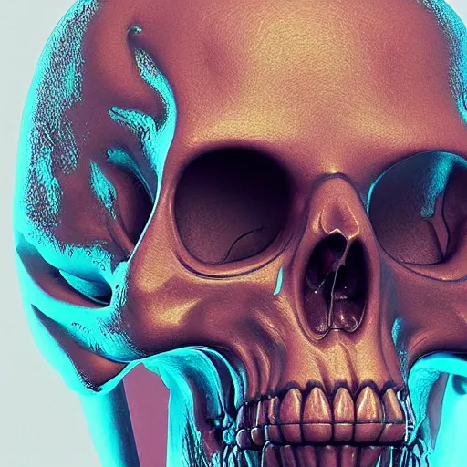 Image similar to portrait_of_a_melting_skull._intricate_abstract._intricate_artwork._by_Tooth_Wu_wlop_beeple_dan_mumford._octane_render_trending_on_artstat