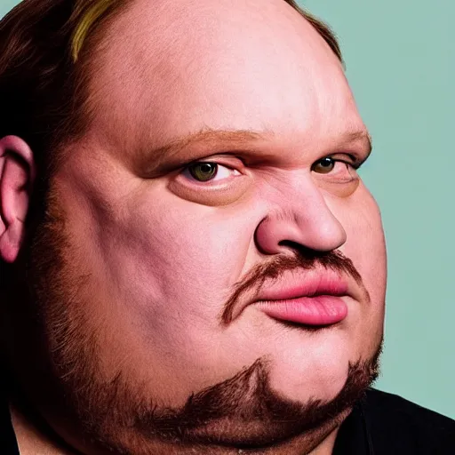 Prompt: stunning award winning hyperrealistic hdr 8 k highly detailed portrait photo of comic book guy as a real human