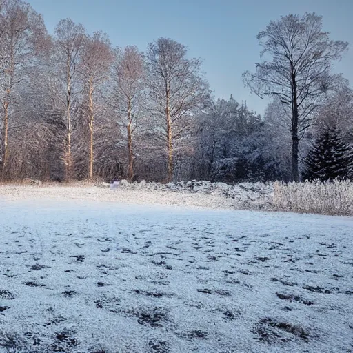 Prompt: Ashes in Winter Light