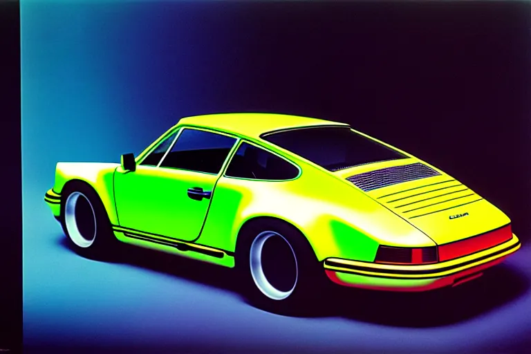Image similar to designed by giorgetto giugiaro stylized poster of a single 9 1 1 concept, thick neon lights, ektachrome photograph, volumetric lighting, f 8 aperture, cinematic eastman 5 3 8 4 film