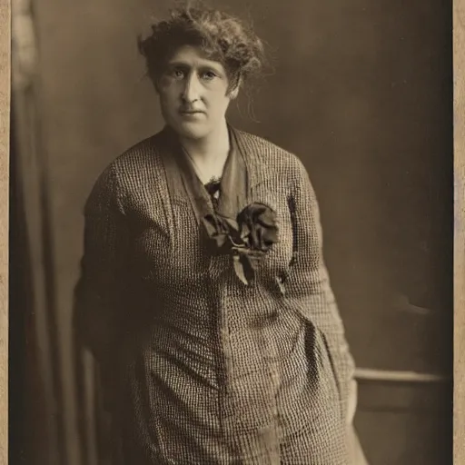 Prompt: woman, full length portrait, photo, 1 9 1 0