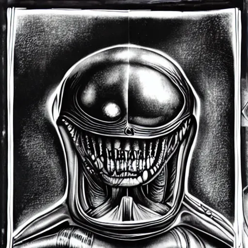 Image similar to Alien by Giger