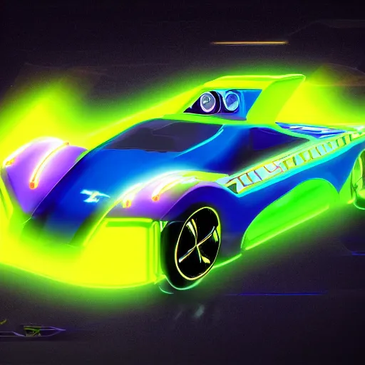 Prompt: https://s.mj.run/cI-BRi9ZEVs dynamic epic speed racer game marketing image with some neon lights on the road, mountains on the background. Concept art sheet study by Blizzard and Ubisoft, complementary color scheme