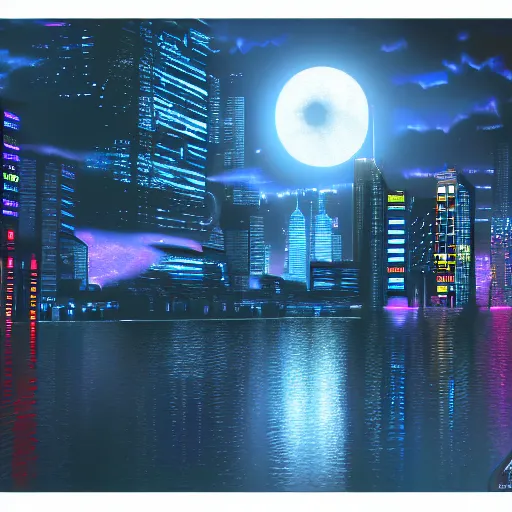 Prompt: cyberpunk laketwon at night, digital art, trending on aeration