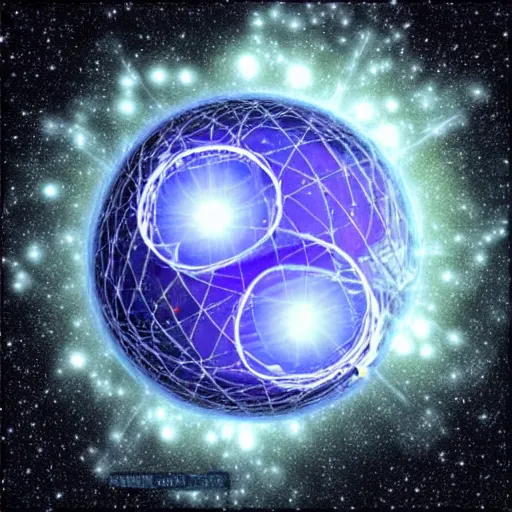 Prompt: you are best particle physicist in the world. you are knowledgeable and imaginative, you have refined aesthetic sensibility and you also know how to communicate your ideas to others. show me the best and most beautiful 3 d representation of the hydrogen atom you can imagine.