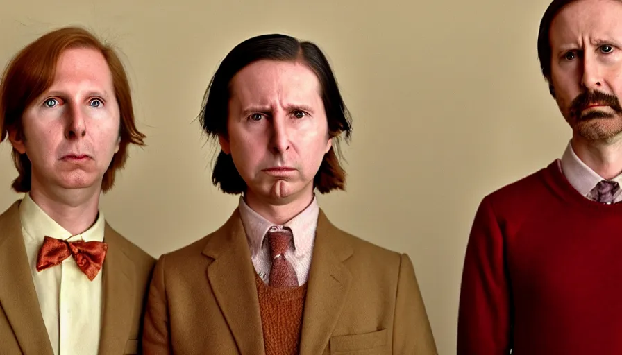 Image similar to the two complementary forces that make up all aspects and phenomena of life, by Wes Anderson,