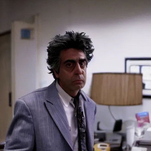 Prompt: a still of rick sanchez in the tv show the wire