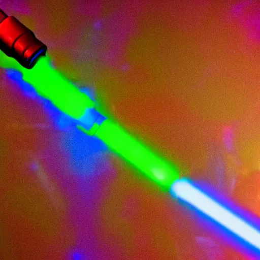 Image similar to a light saber made of a lava lamp, photography