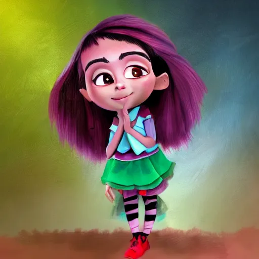 vanellope von schweetz (wreck-it ralph) drawn by opossumachine