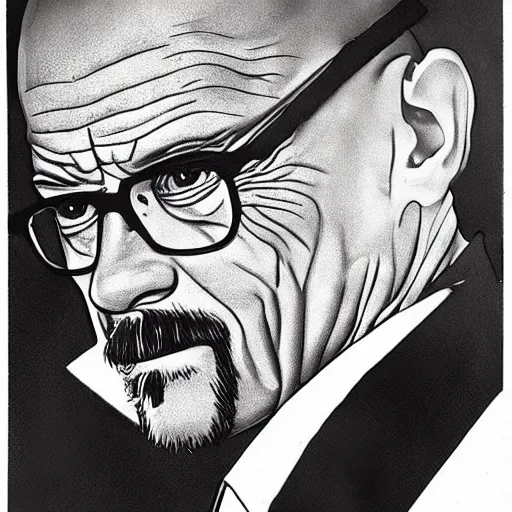 Prompt: walter white the detective holding a knife as evidence for the case, vintage art, ultrarealistic