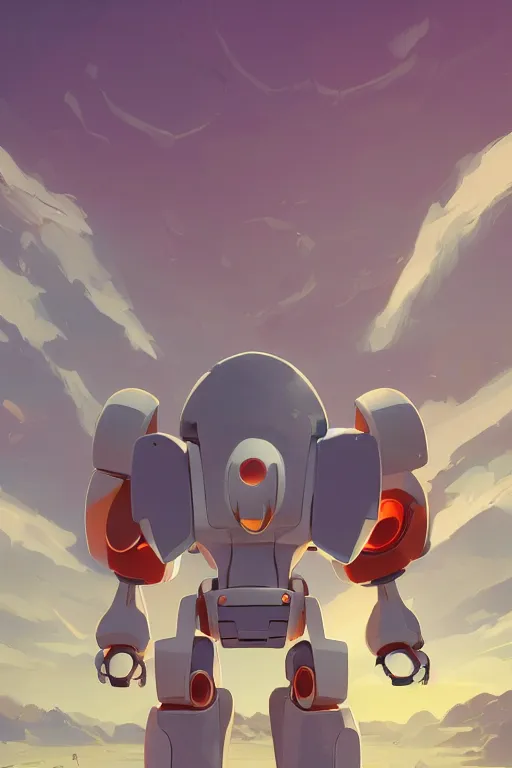 Image similar to metabots medabots medarotto medarot robot minimalist comics, behance hd by jesper ejsing, by rhads, makoto shinkai and lois van baarle, ilya kuvshinov, rossdraws global illumination ray tracing hdr radiating a glowing aura