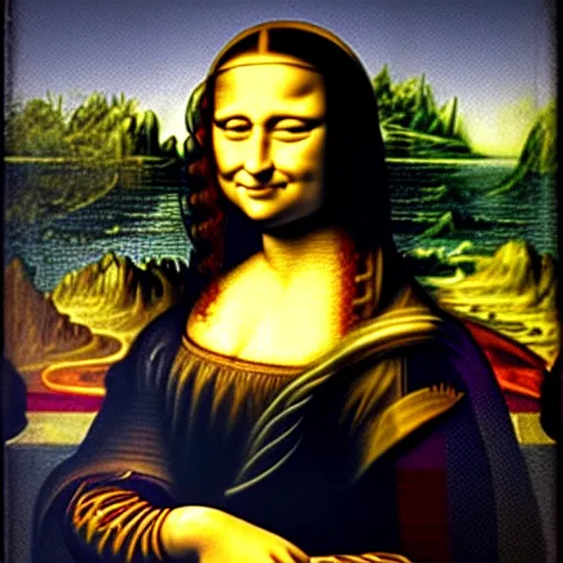 Image similar to the mona lisa wearing sports clothes, oil painting, high detail