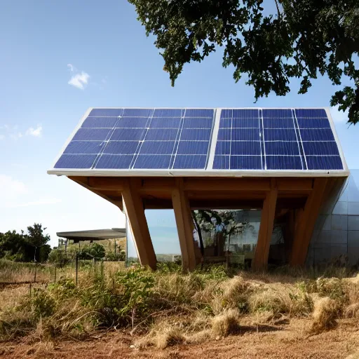 Image similar to solarpunk chapel from the outside, photo contest