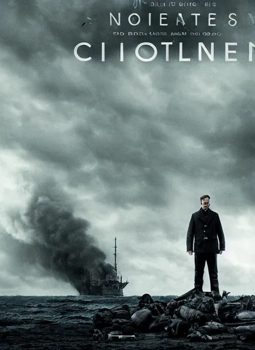 Image similar to a highly detailed movie poster for a christopher nolan film, epic composition