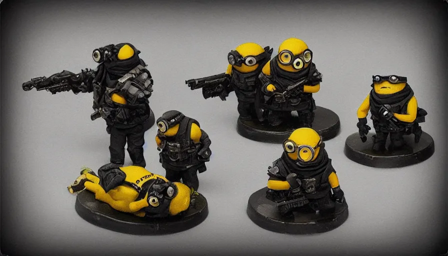 Image similar to “minions part of blackwater mercenary group”