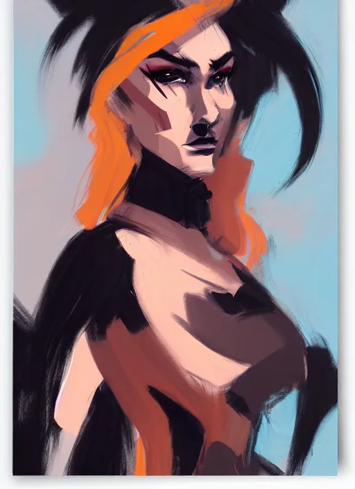 Image similar to a portrait by greg tocchini