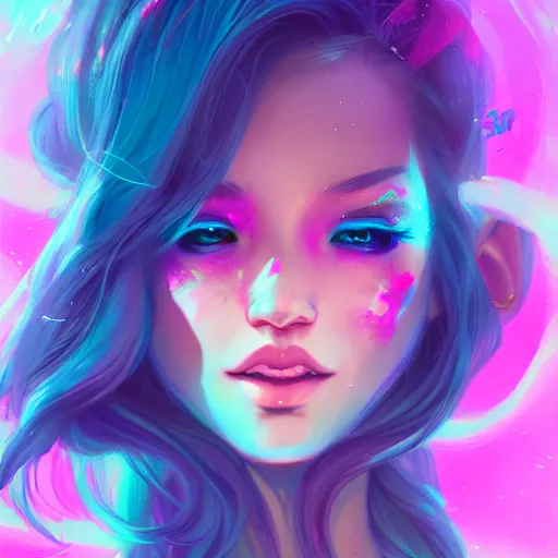 Image similar to a portrait of a beautiful raver, art by lois van baarle and loish and ross tran and rossdraws and sam yang and samdoesarts and artgerm, digital art, highly detailed, intricate, sharp focus, Trending on Artstation HQ, deviantart, unreal engine 5, 4K UHD image