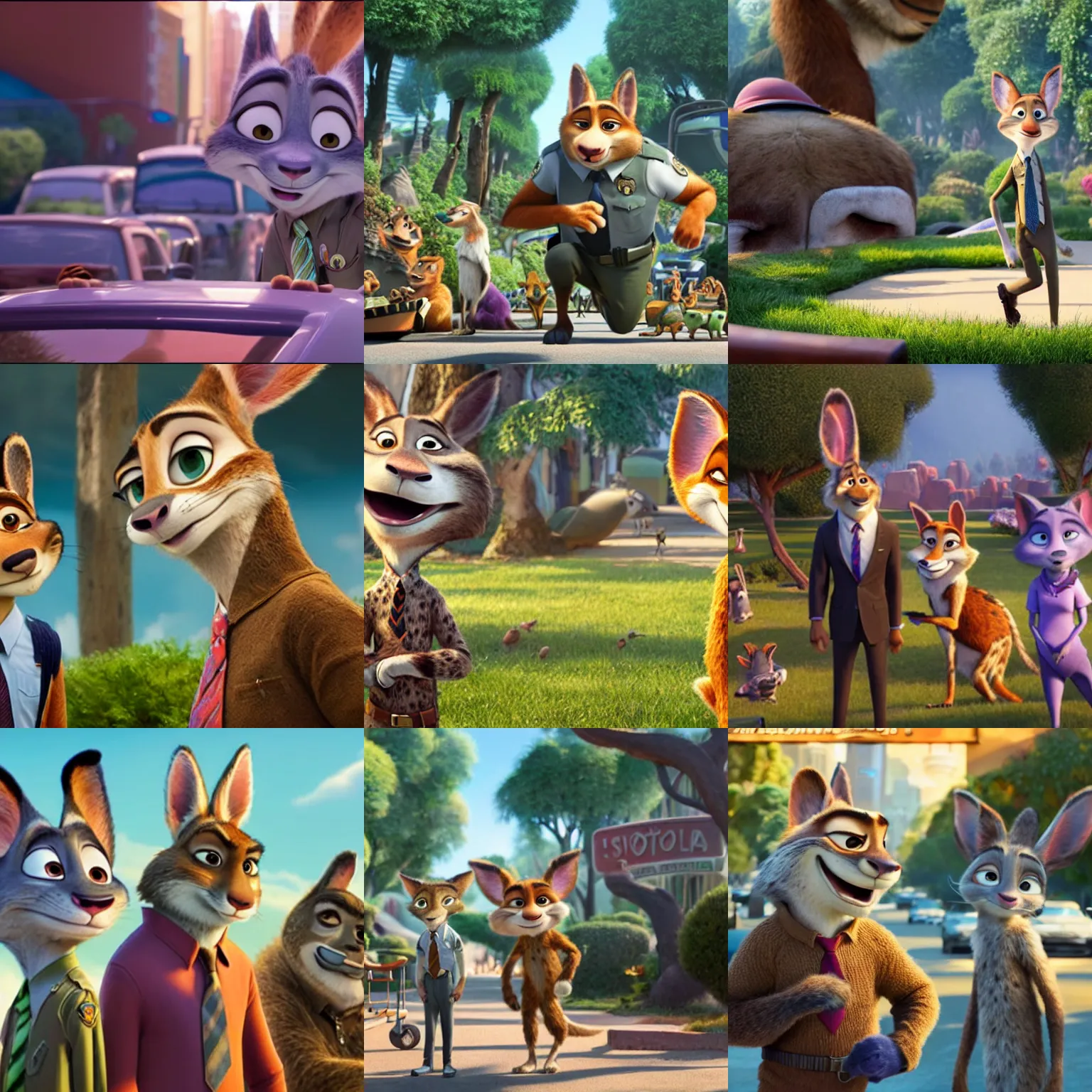 a new girl bear character in the house, zootopia 2, Stable Diffusion