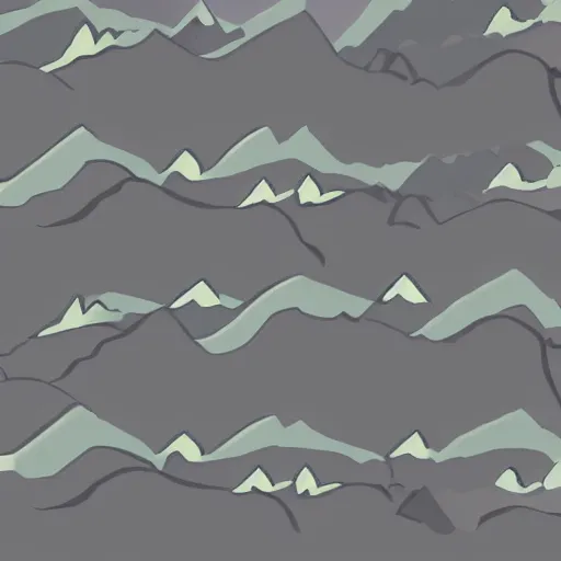 Prompt: A giant bunch of mountains in the style of Gardavous legads.