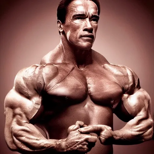 Image similar to arnold schwarzenegger in the style of arcane