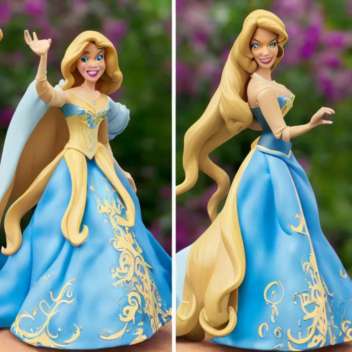 Prompt: disney's encanto, detailed figure of mirabel, first 4 figures, detailed product photo