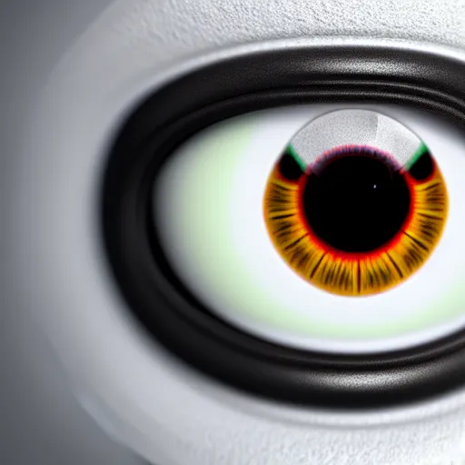 Image similar to close-up photo of a beautiful white eye with a Sharingan, Octane Render, 8k.