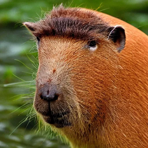 Prompt: capybara portrait by bored ape yacht club