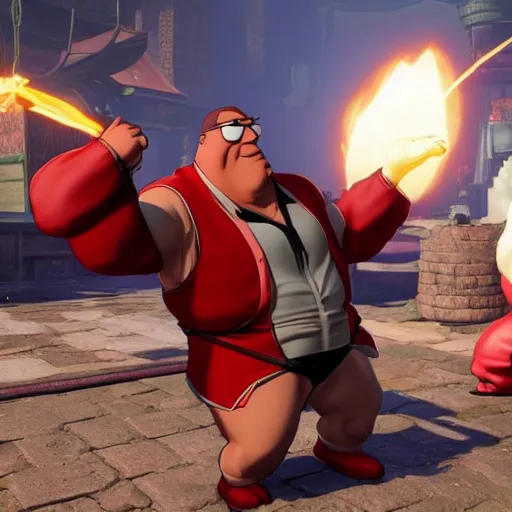 Image similar to Peter Griffin in Mortal Kombat 11