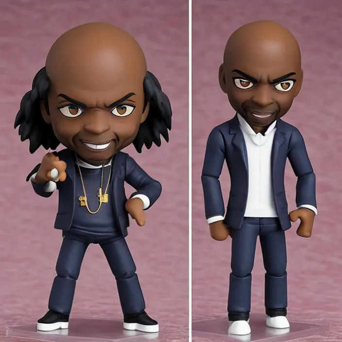 Prompt: Dave Chappelle, An anime Nendoroid of Dave Chappelle, figurine, detailed product photo