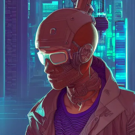 cyberpunk hacker character concept art, Stable Diffusion