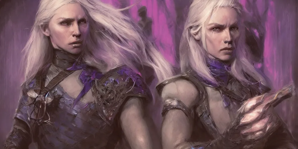 Prompt: ( ( ( ( ( hyperrealist dnd drow class portrait. ) ) ) ) ) by daniel f. gerhartz and matt stewart, fantasy, photorealistic, dynamic lighting, bet face, handsome drow, beautiful, perfect factions, perfect drow, trending on artstation, poster, volumetric lighting, very detailed faces, 4 k, award winning