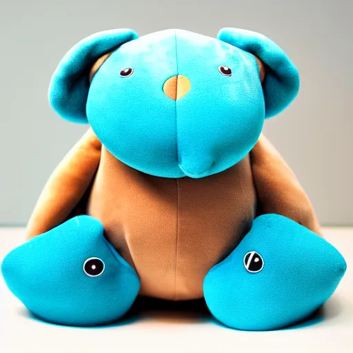 Image similar to a walrus plush. beautifully made, detailed, cute, soft. high quality, studio lighting, product image