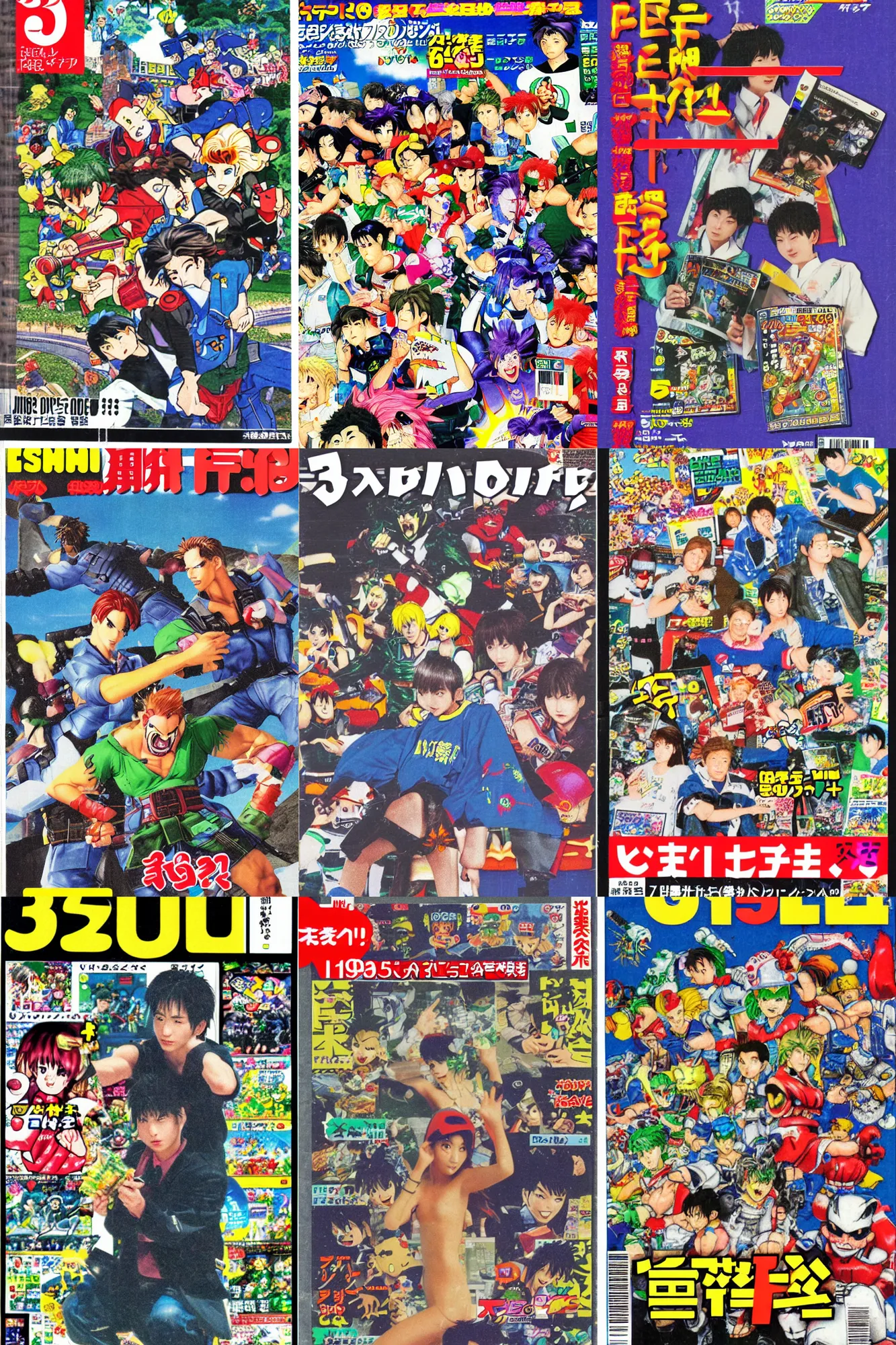 Prompt: 3 2 page of the 1 9 9 0 s japanese game magazine