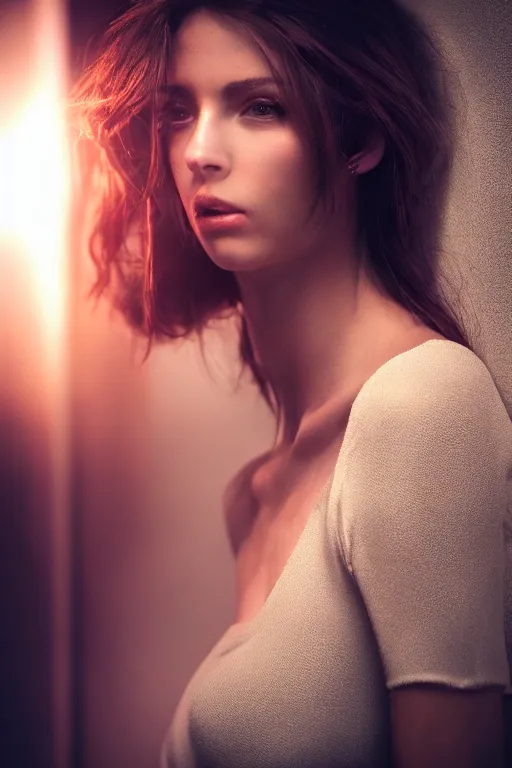 Image similar to ! dream foto of a very beautiful woman, highly detailed, cinematic, dramatic lighting,