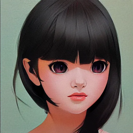 Prompt: Painting by Kuvshinov Ilya