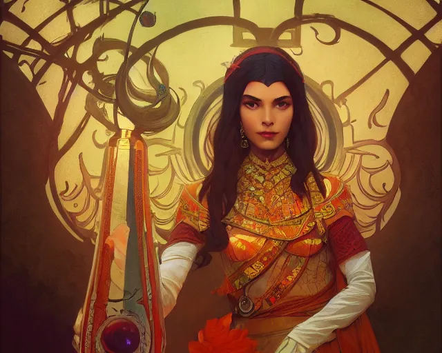 Image similar to photography of jamini roy, deep focus, d & d, fantasy, intricate, elegant, highly detailed, digital painting, artstation, concept art, matte, sharp focus, illustration, hearthstone, art by artgerm and greg rutkowski and alphonse mucha