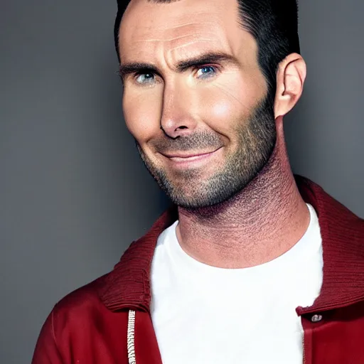 Image similar to adam levine as an anime protagonist, studio trigger