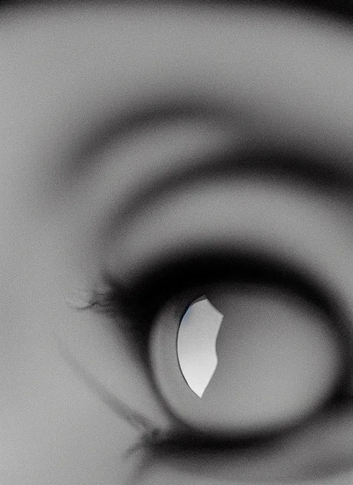 Prompt: portrait of a stunningly beautiful eye, broken lens